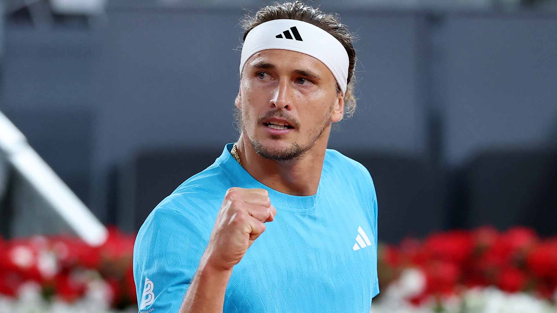 Alexander Zverev defeats Jakub Mensik in three sets in Madrid.