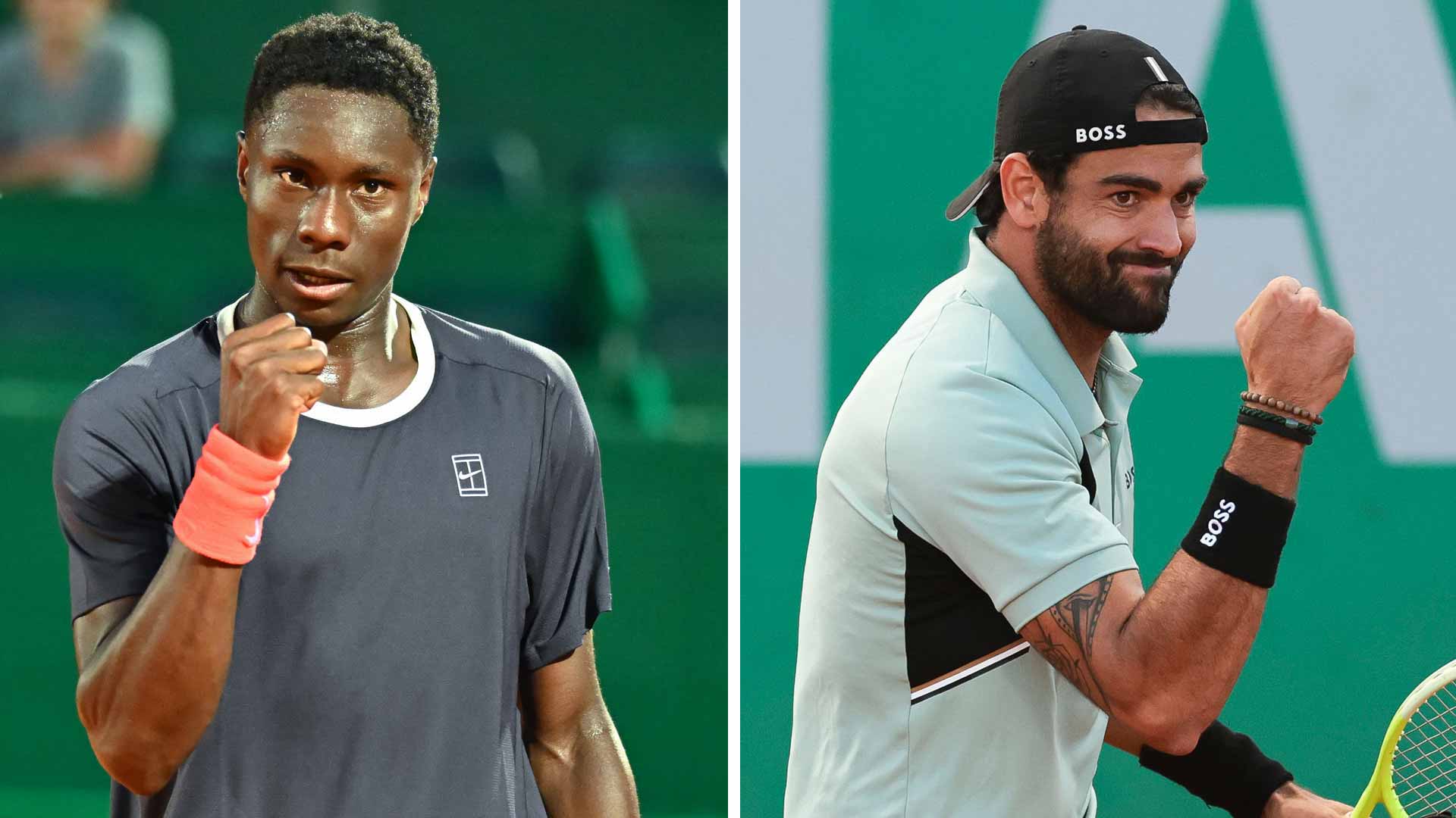 Moise Kouame is competing this week at the Bordeaux Challenger while Matteo Berrettini is playing in Valencia.
