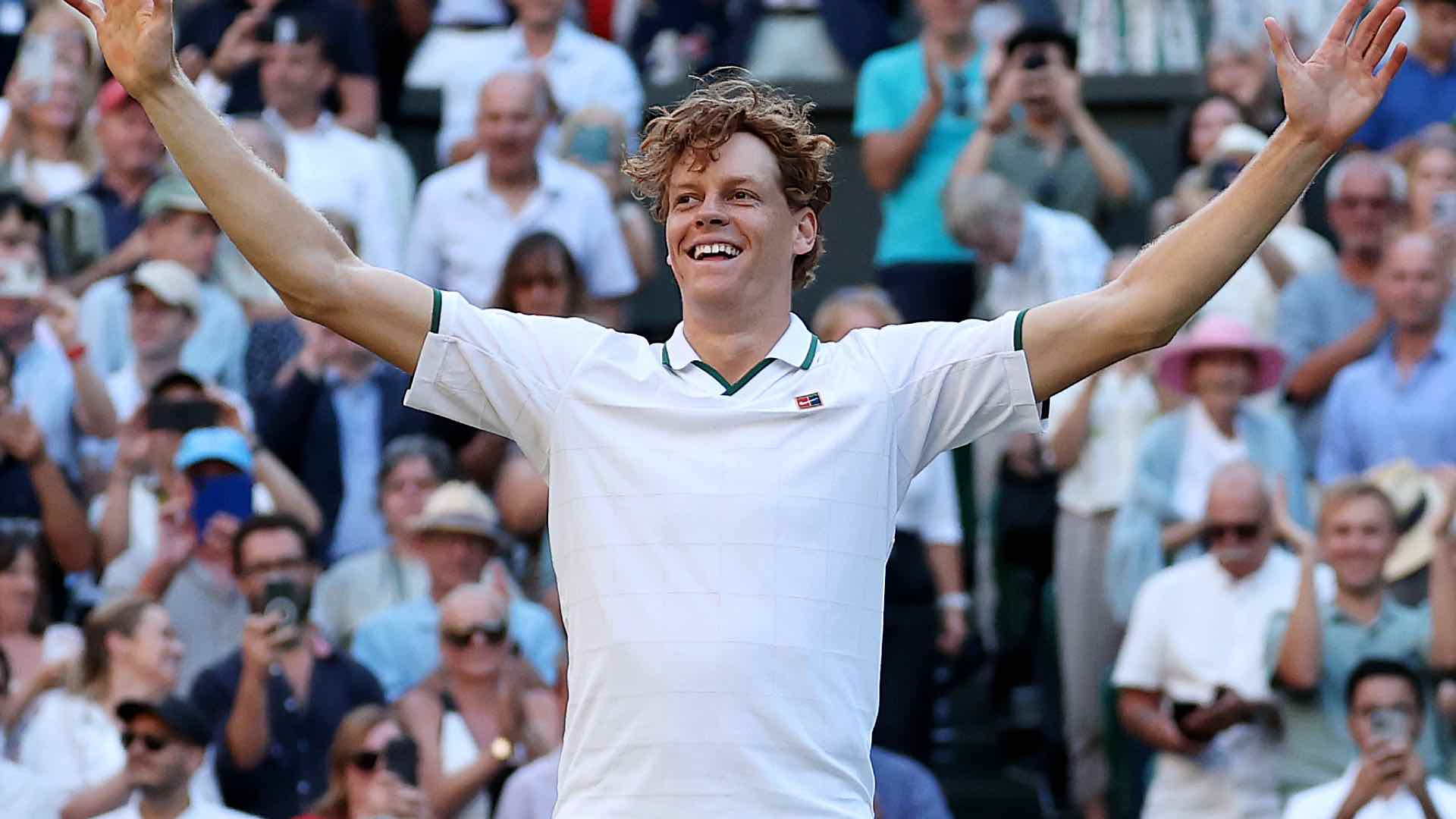 Jannik Sinner defeated Alexander Zverev on Sunday in the Wimbledon final.