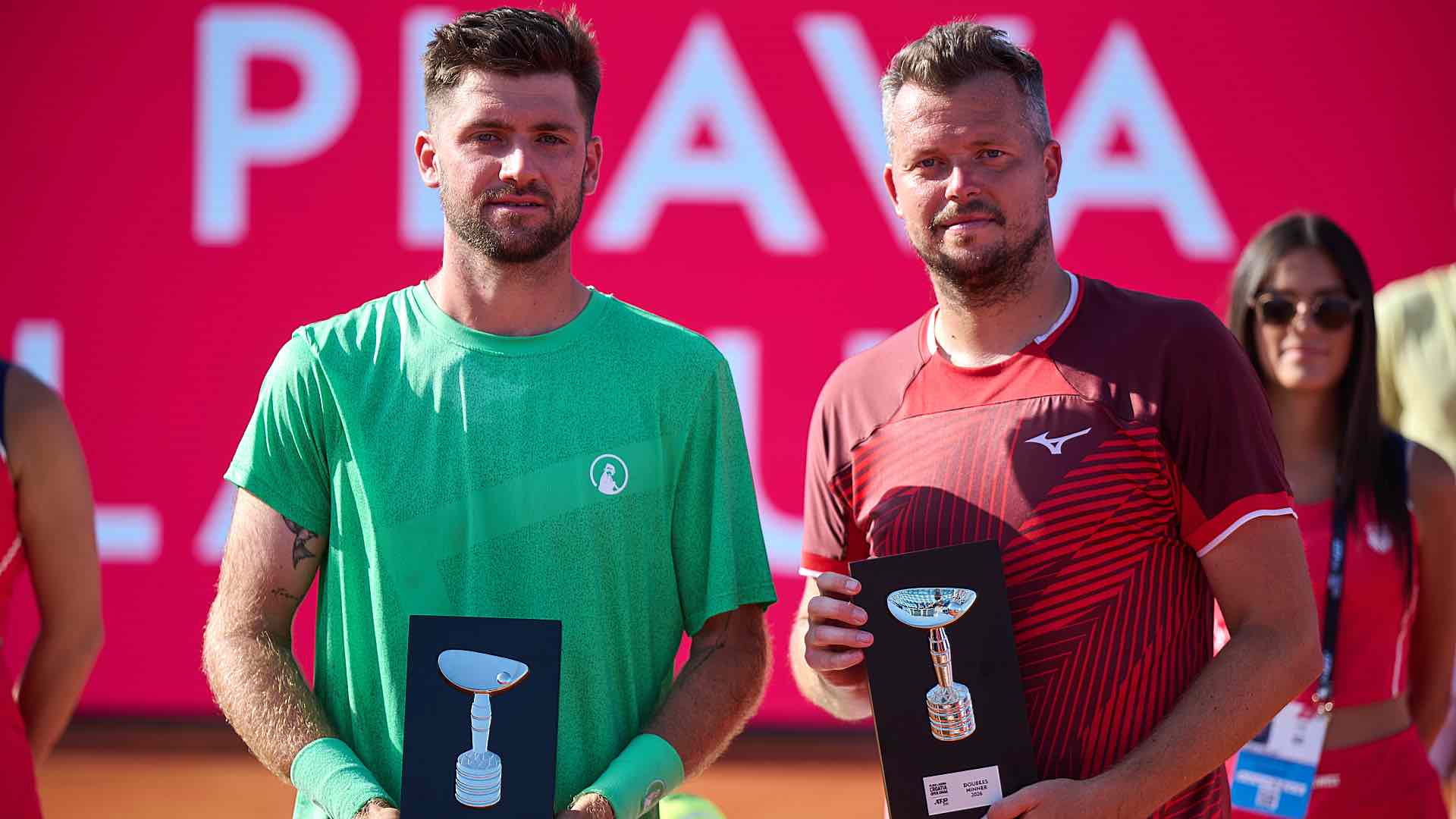 Patrik Rikl and Adam Pavlasek win the Umag title.