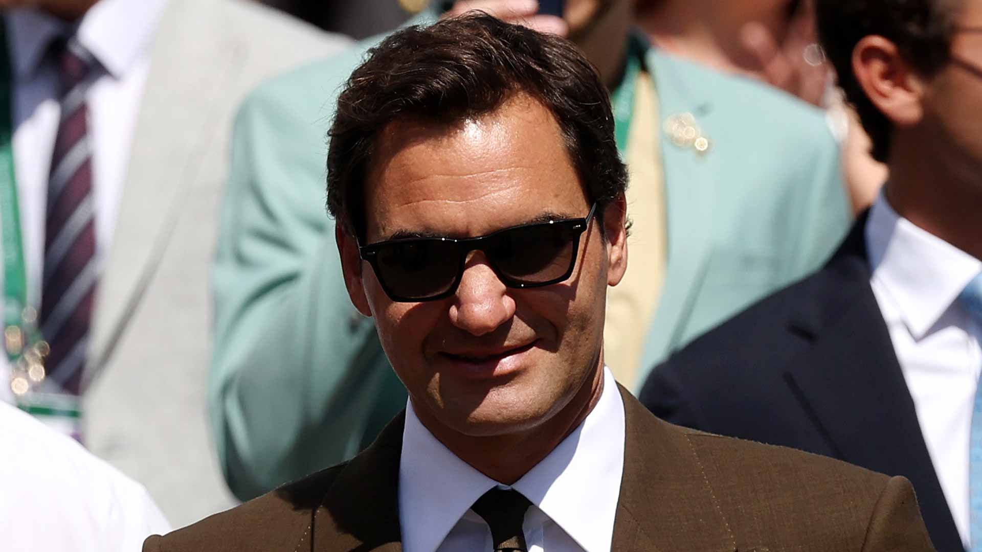 Roger Federer recently attended Wimbledon.