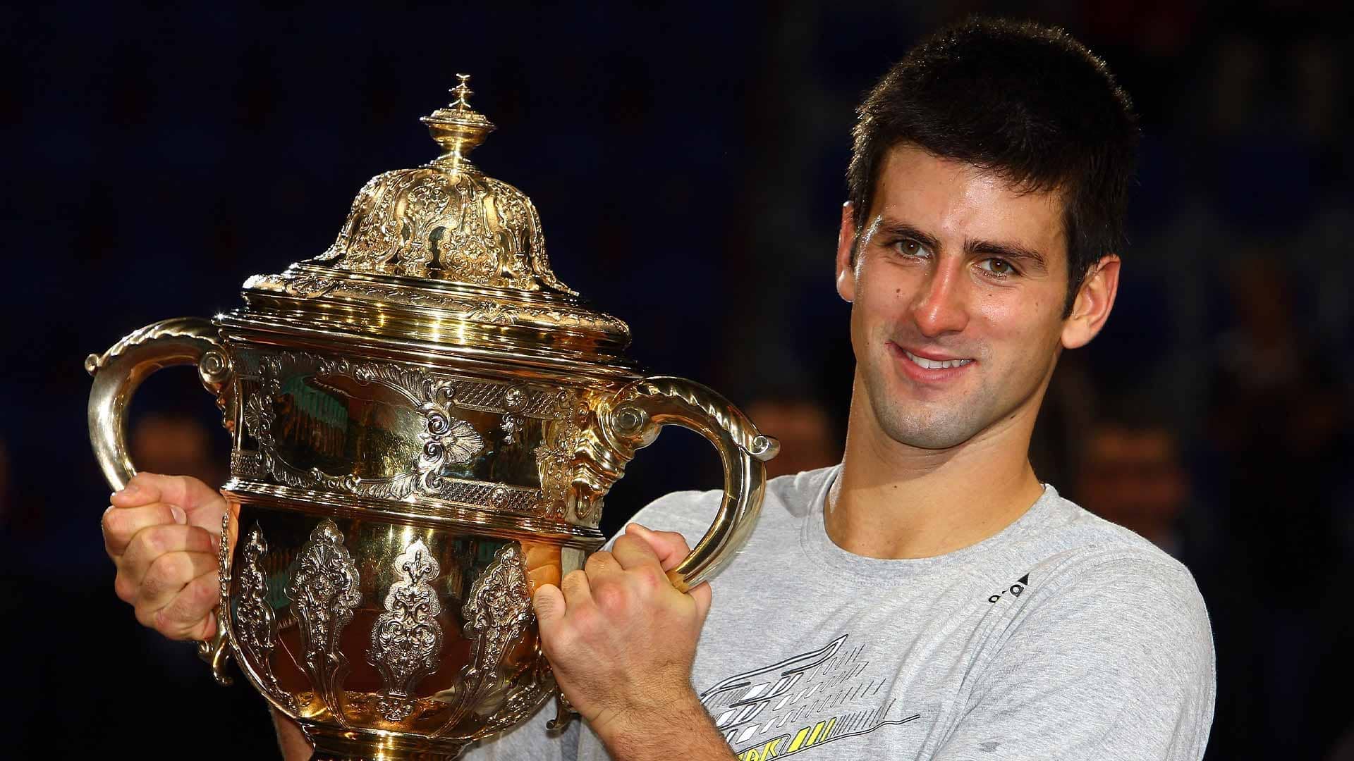 Novak Djokovic won the Basel crown in 2009.